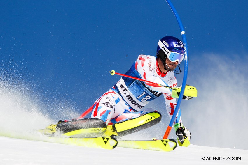 FedFranceSki's tweet photo. [Ski Alpin] Julien Lizeroux termine au pied du podium sur le Slalom de St-Moritz. https://t.co/G12LsipPvB #FFSAlpin https://t.co/JGUER11acX