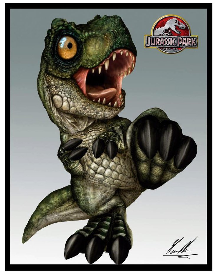 BuyJurassic's tweet photo. Badass since the day she was born! #Rexy #JurassicPark via https://t.co/u4MqfvL6h4 https://t.co/skw47wnc6T