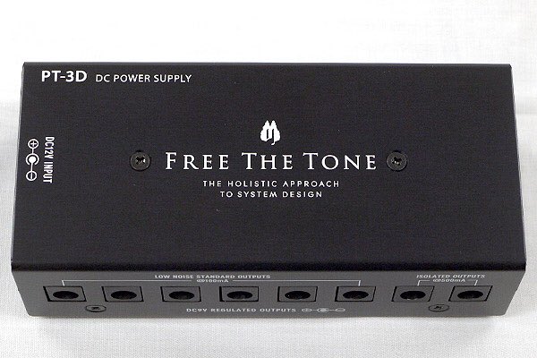Free The Tone PT-3D DC POWER SUPPLY - 500mA対応、最大8系統のDC9V 
