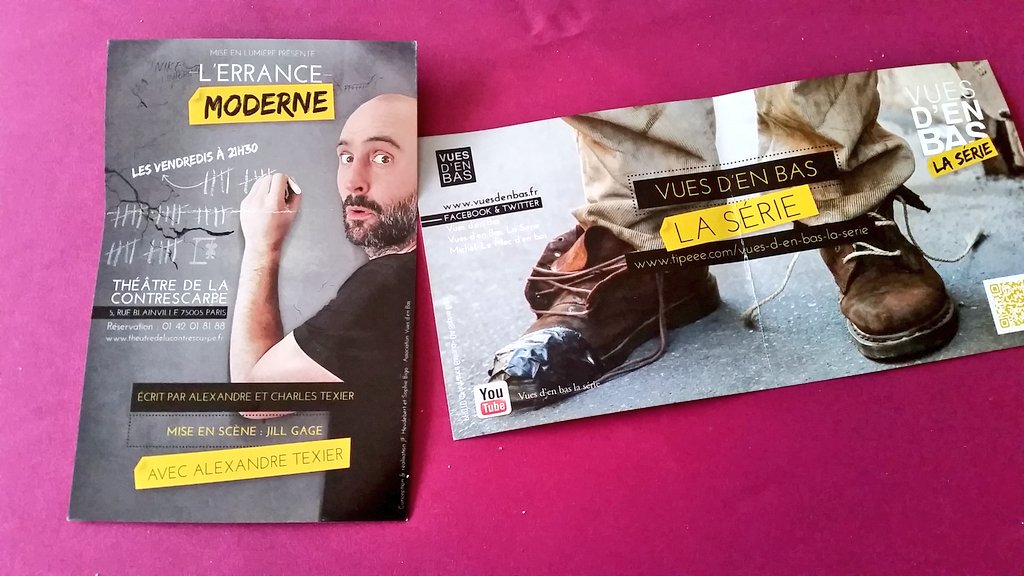 lou_deschamps's tweet photo. #lerrancemoderne avec Alexandre Texier @ContrescarpeT impressionnant. Tellement fort 4 pers.  en 1. Bravo #theatre https://t.co/QueJkoJ5Lx