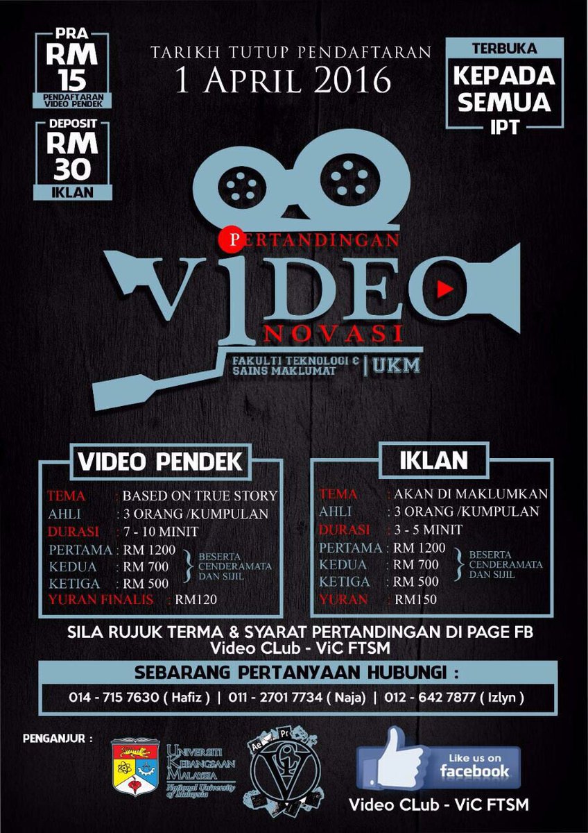 journalismUiTM's tweet photo. For those who are interested, come and join! Its time to show your talent 😁 https://t.co/dQ09Cxcjpb