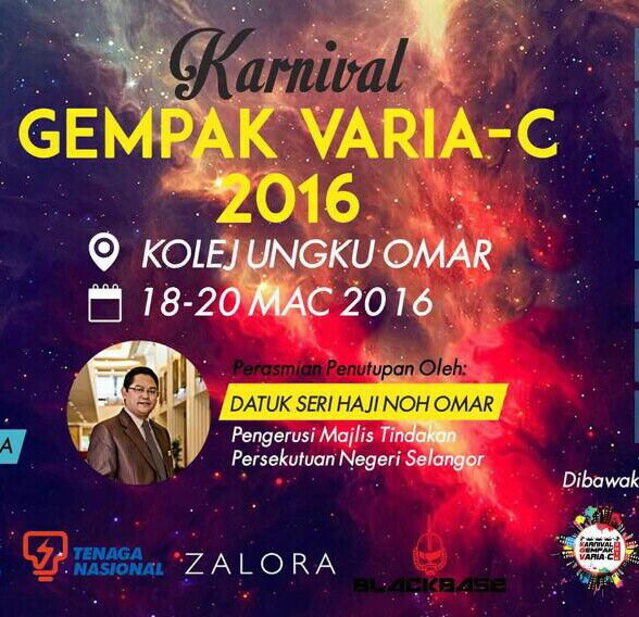 kgvkuo14's tweet photo. Perasmian penutup malam ini oleh Datuk Seri Haji Noh Omar 🌷 #KGV16 https://t.co/k4DY1hZvns
