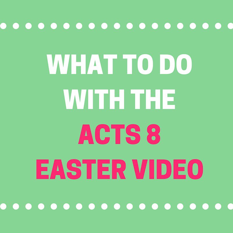 nurya's tweet photo. New post: 8 Ways You Can Use the Acts 8 Easter Video (plus a videochat invitation) https://t.co/DsKI40Jo6B https://t.co/CJYTuEHWmP