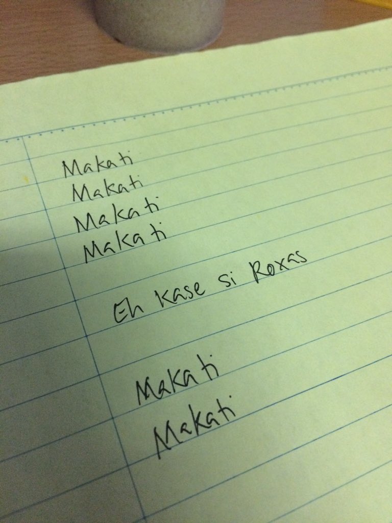 aynakopinas's tweet photo. Binay's notes be like https://t.co/zTxJtHu9IB