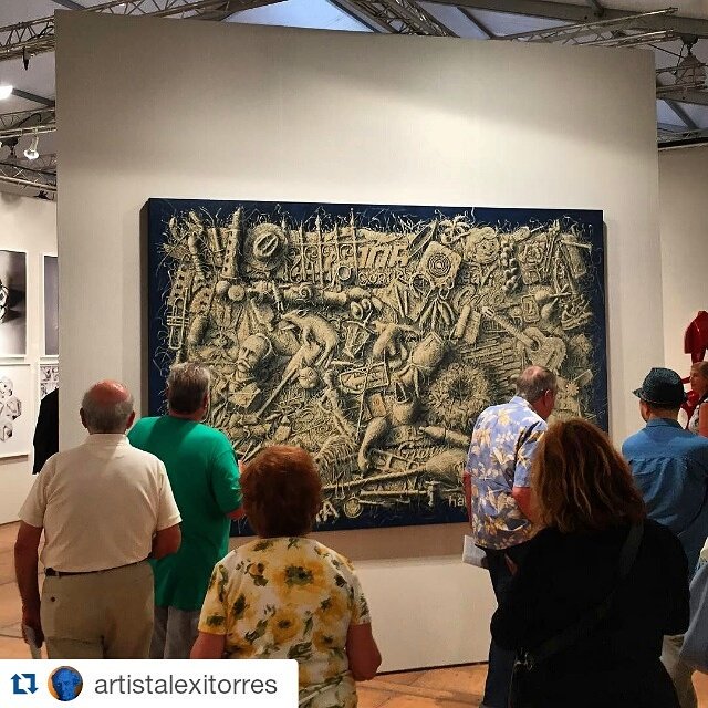 Miami_Art_Scene's tweet photo. #Repost --> 'White Flag Cuba' by artist #AlexiTorres exhibiting @ArtBocaRaton with @EvanLurie Gallery March 18-21 https://t.co/ABg0QxynrF
