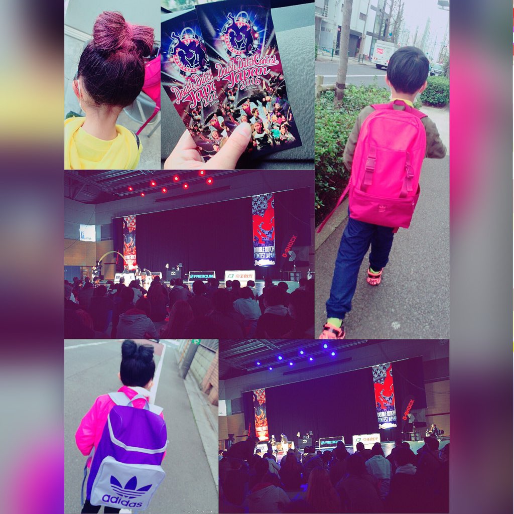 Pt0fZ6djEhYCJ0A's tweet photo. 弟と妹のDoubleDutch見に行ってきた〜!!👀💨🌈
全部 迫力あってすごかった💪💗
また見に行きたい!👀💭💗
#doubledutchcontest https://t.co/yAUl2wK6kY