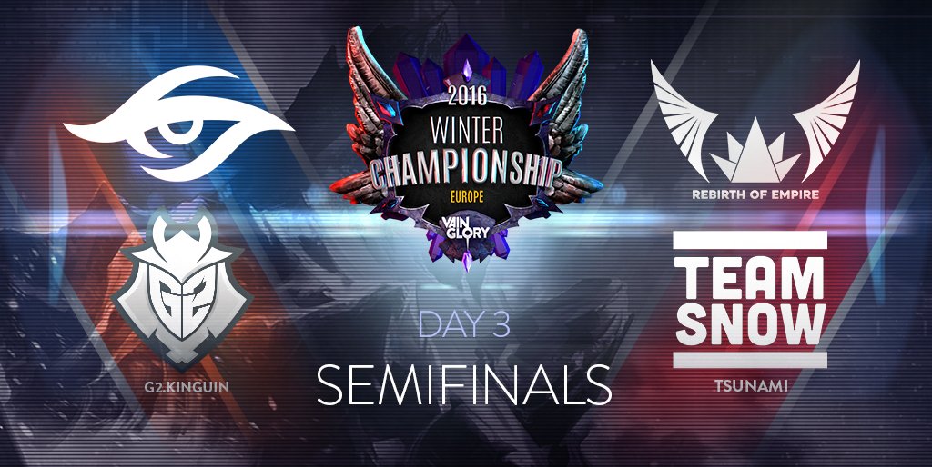 vainglory's tweet photo. Who will take the Victory?
@teamsecret #TSGLORY
@RebirthofE #REBIGLORY
@G2esports #G2GLORY
@TeamSNOWvg #SNOWGLORY https://t.co/kMEYS7YMRU