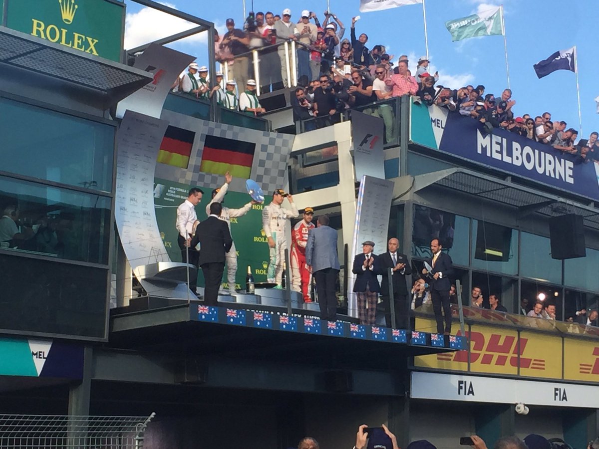 harriette_lane_'s tweet photo. Well done @LewisHamilton - wish you'd won though π #firstf1 #Melbourne https://t.co/ZHpZuVPbbq