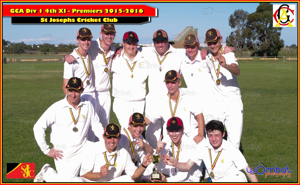 Congratulations to <a href="/GeelongCricket/">Geelong Cricket</a> Div 1 4th XI Premiers 2015-2016
<a href="/SJCC_/">St Joseph's CC</a>