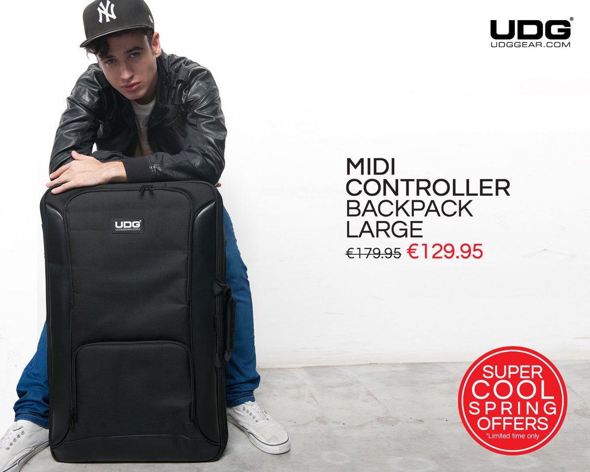udggearcom's tweet photo. #SuperCoolSpringOffers; MIDI Controller Backpack Large; Limited Time Only #UDGGEAR #Traktor #NIS8 #SALE #DISCOUNT https://t.co/vrnJTBNhGc