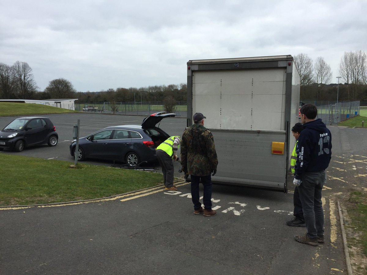 PrinceHenrys's tweet photo. And we're all loaded up. Thanks to the lads at @sceneryhireltd for their help and the beautiful set. #PHHSlesmis https://t.co/C2UPfGdyMz
