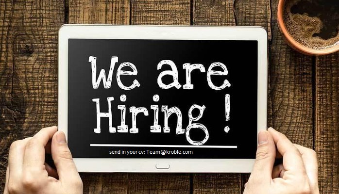 KrobleAi's tweet image. #WeAreHiring #WebDevlopers #SEO #MarketingProfessionals #javascript 
Check out out tinyurl.com/h8bl9fs
#kroble