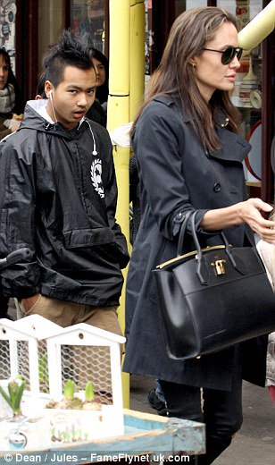 Angelina Jolie Pitt and the Louis Vuitton City Steamer Bag