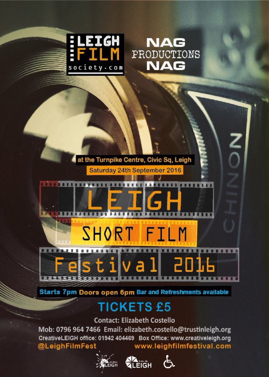 @CEFilm please RT - calling all short film makers submit your Short Film leighfilmfestival.com