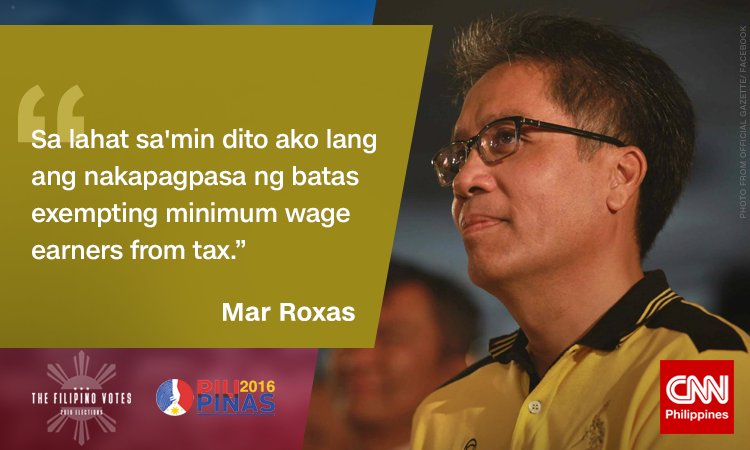 newswatchplusph's tweet photo. Roxas said that he is open to the review of the tax code but not during the election period. #PiliPinasDebates2016 https://t.co/MNHLPIwHjg