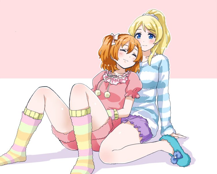 絢瀬絵里 ,高坂穂乃果 「ほのえり 」|黒河真琴のイラスト