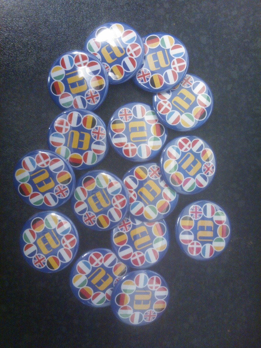 StLensCentral's tweet photo. New in #retro #design #EuropeanUnion #badge with #flags just £1! #EUyes :-) https://t.co/6yiuUWIQNT