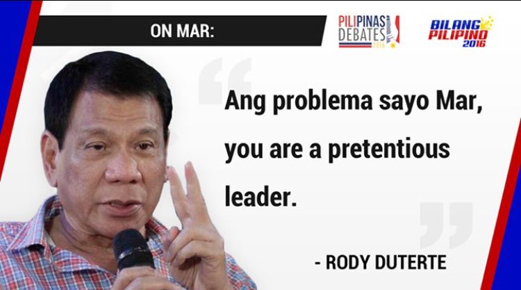 MonicaCuenco23's tweet photo. Very well said my President. #PHVoteDuterte  #PiliPinasDebates2016 https://t.co/KDMfYSrRbW
