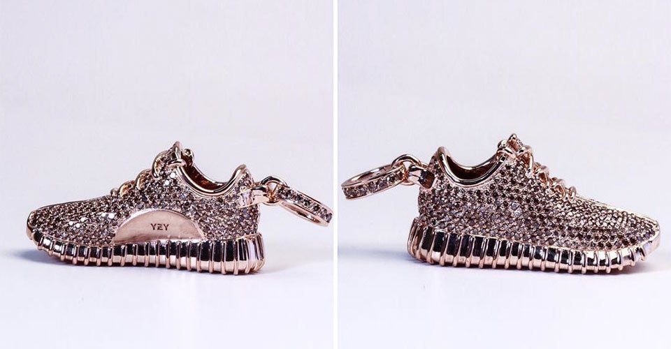 rose gold yeezy shoes