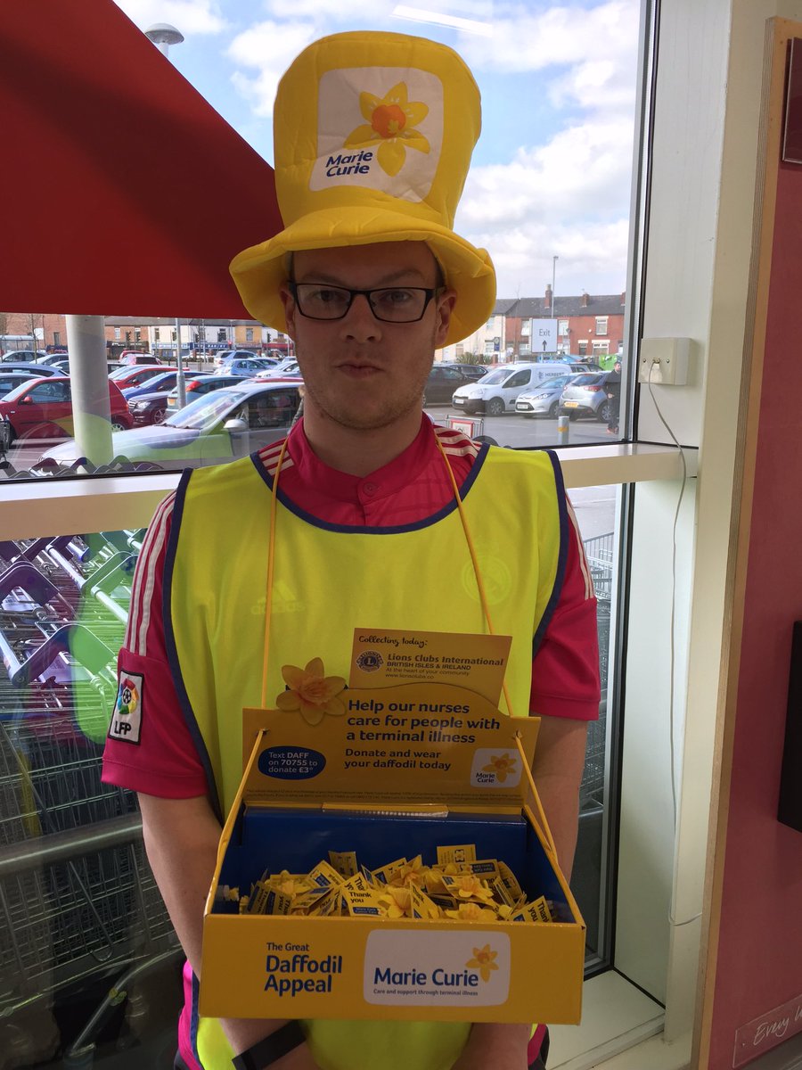 Come and join us <a href="/Tesco_Farnworth/">Tesco Farnworth</a> collecting for <a href="/mariecurieuk/">Marie Curie</a>