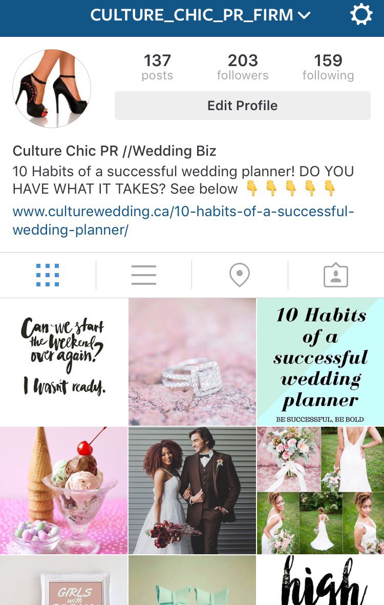 Are you following us on Instagram? #weddingplanner #bookmorebrides #bridalpr #eventprofs