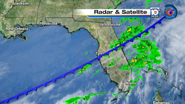 Scattered showers for today across South Florida ahead of a cold front. #Flwx #SoFlo #SpringShowers https://t.co/oJxrX78JjR