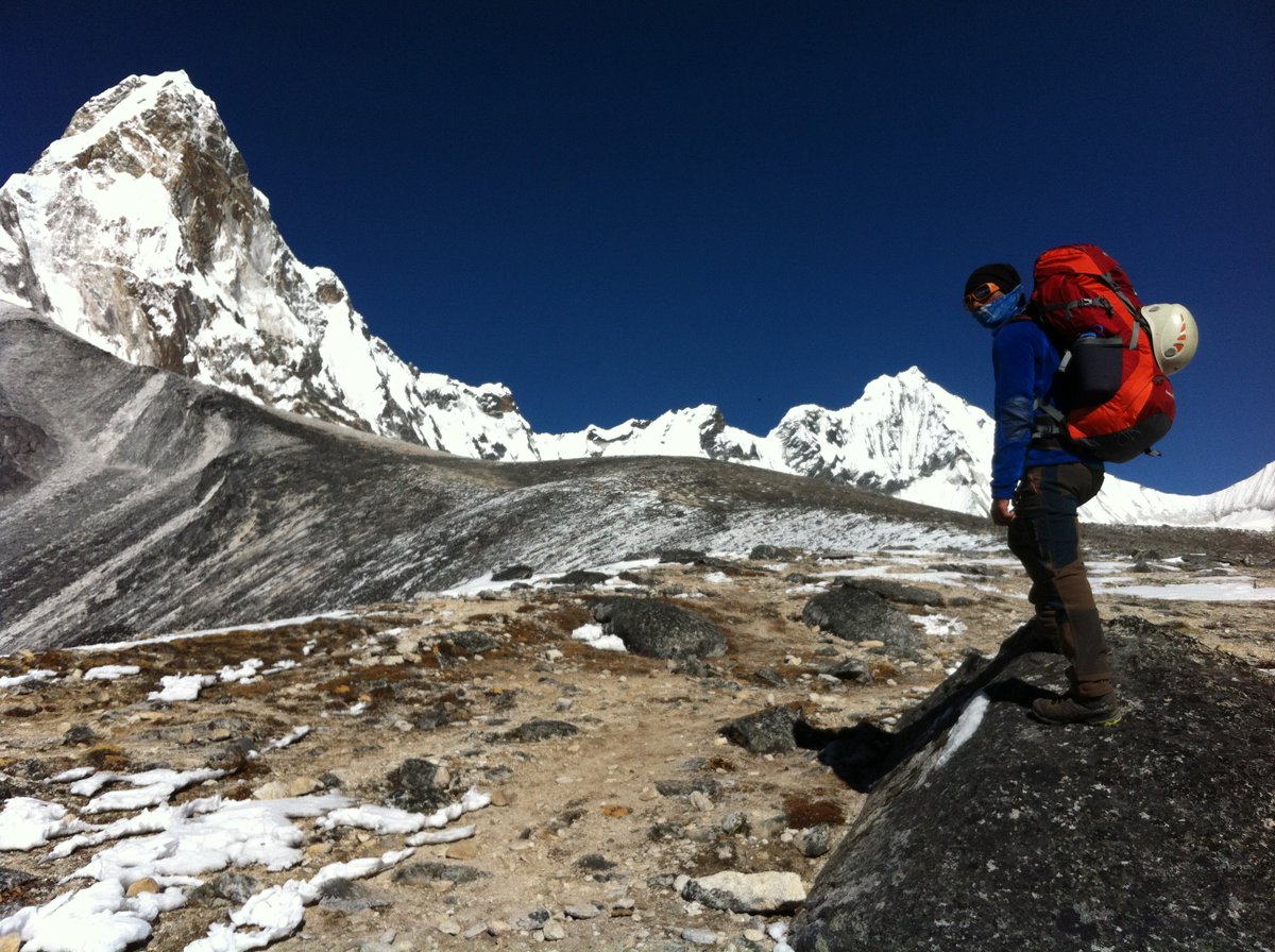 TechnicalHimal's tweet image. Walking Forward My Destination To Mt. Ama Dablam 6864m....