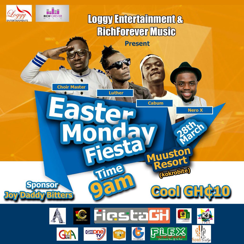 IamMarianDee's tweet photo. #LoggieEntertainment & #RichForeverMusic #Present #EasterMondayFIESTA #BIG! #DontMiss! @papaloggy #TheBEST! https://t.co/Rgypw7d7kn
