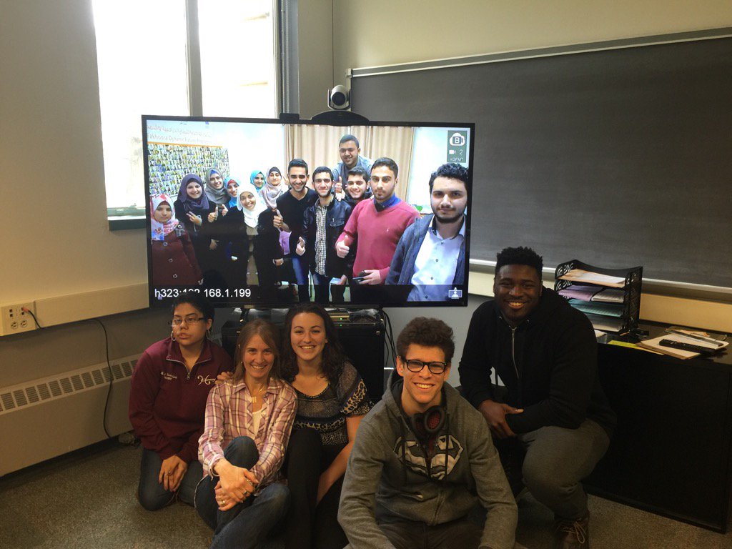 #happiness_means connecting with good people in other parts of the world