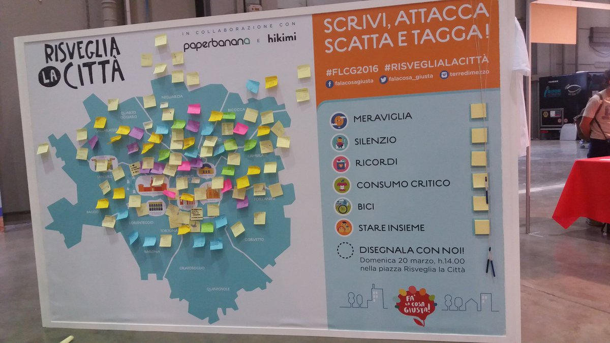 E positiva è anche #risveglialacittà: mappiamo la Milano di meraviglia, ricordi, consumo critico <a href="/Falacosa_Giusta/">Fa' la cosa giusta!</a>