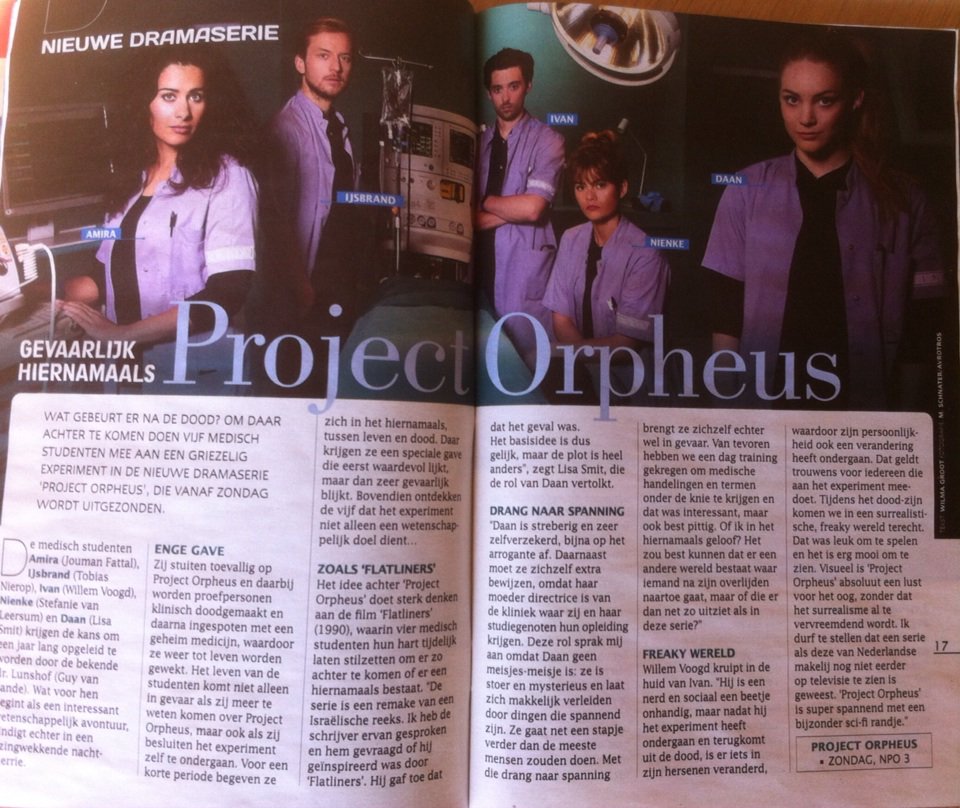 maartennoppus's tweet image. Nieuw dramaserie #projectorpheus met oa Lisa Smit &amp;amp; Willem Voogd. Vanavond #npo3, 20.25 uur