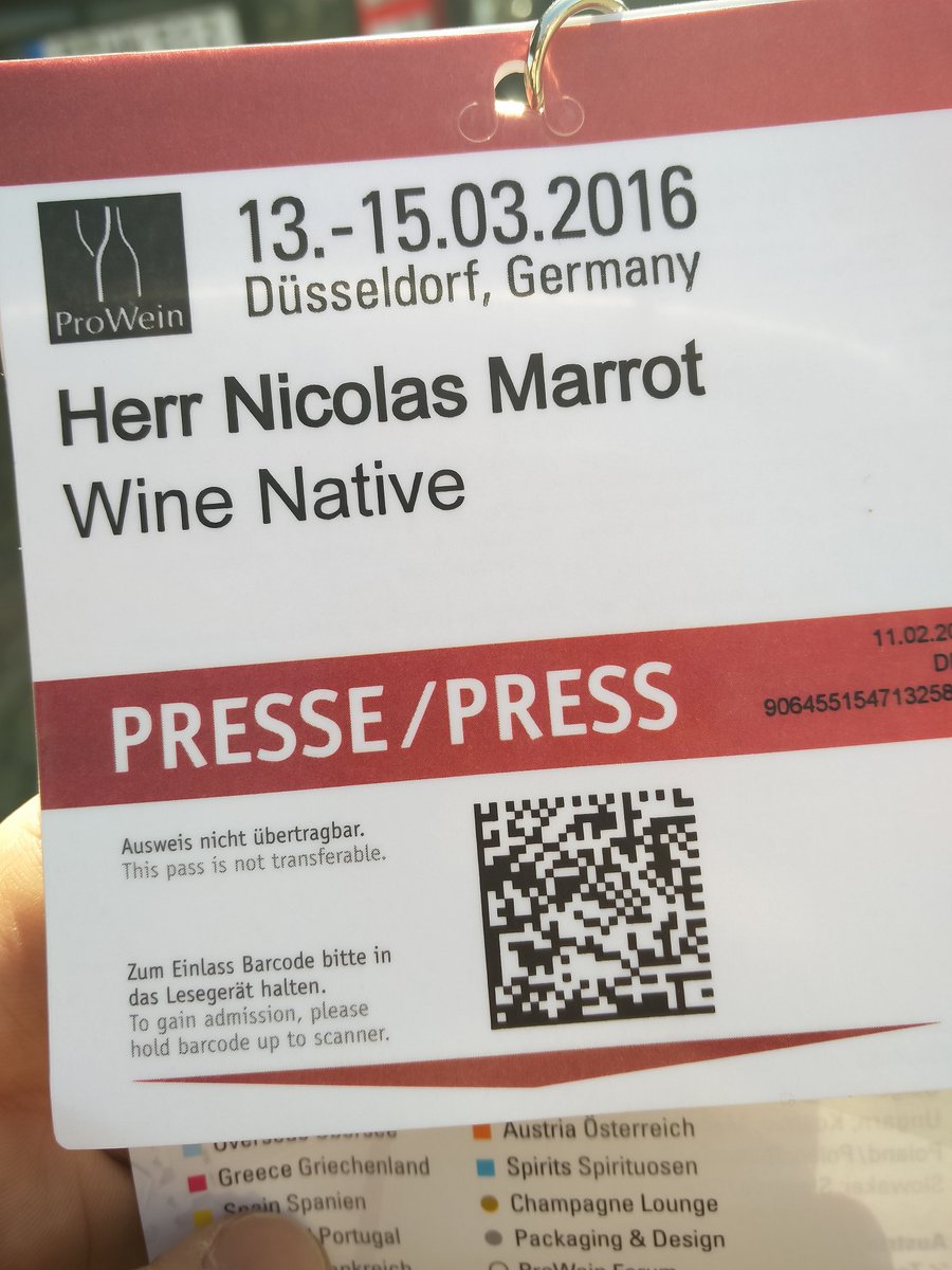 Wine_Native's tweet photo. Hello @ProWein :) https://t.co/uhSXt7992V