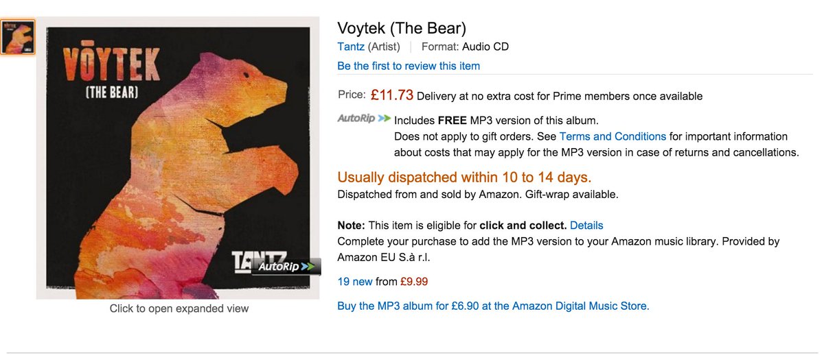 Our debut album Voytek (The Bear) is officially online!!
Check <a href="/iTunes/">iTunes</a> <a href="/amazon/">Amazon</a> &amp; <a href="/Spotify/">Spotify</a> for streaming &amp; downloads