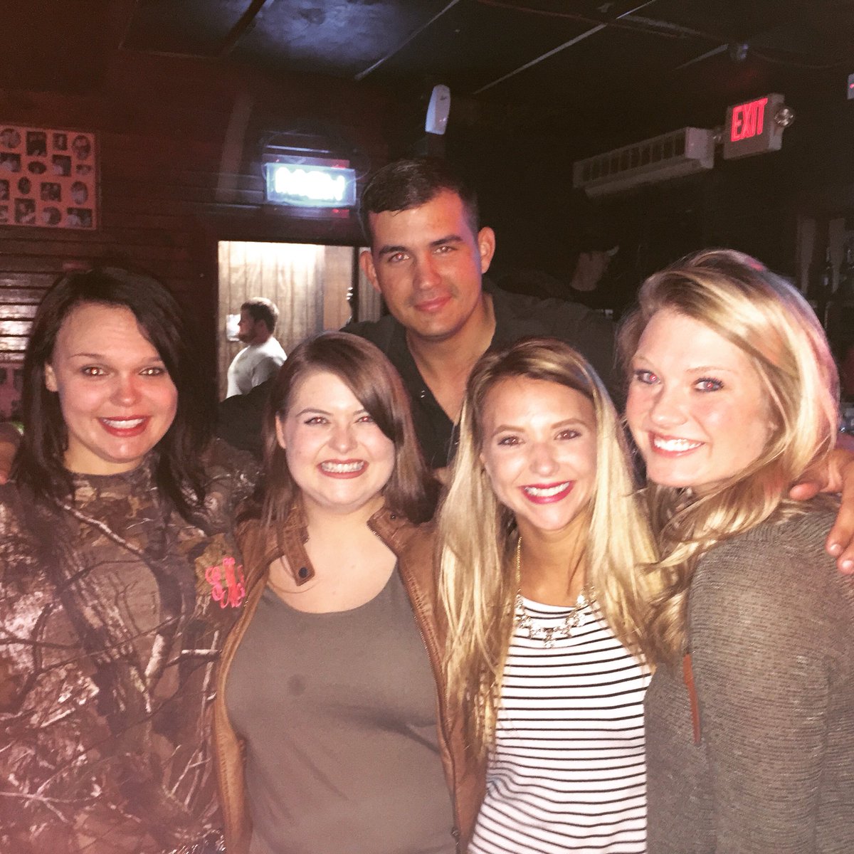 KalynWhite43's tweet photo. The whole gang back together again! #PRs #stockyards #goodnightfordancing https://t.co/PRMprt2KGL