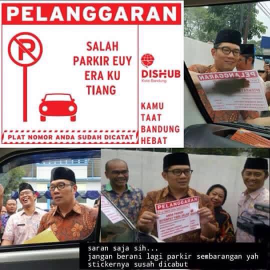 hinstey's tweet photo. Alhamdulillah @ridwankamil,dulu abdi ide samikeun we nganggo stiker pelanggar sapertos di rusia,ayeuna aya di bdg 😍👍 https://t.co/u2sDtzxhT6