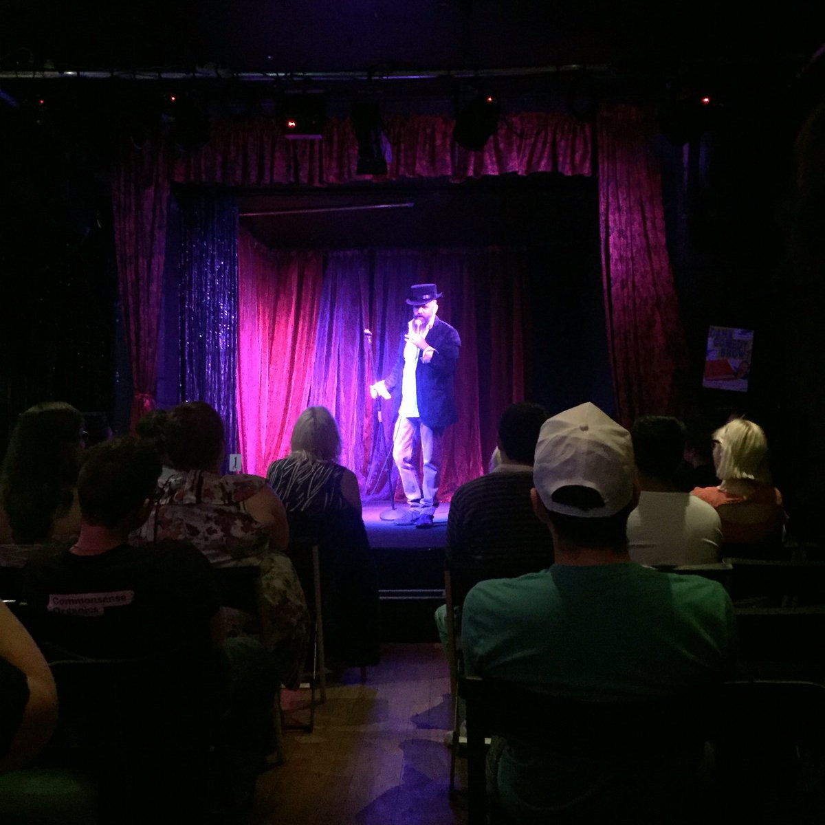 WellyPrideFest's tweet photo. Well @NeilThorntonNYC is cracking us up with the intro to the ruby skipper revue at @TheFringeBar #wgtnpridefest https://t.co/9J3sFINCP9