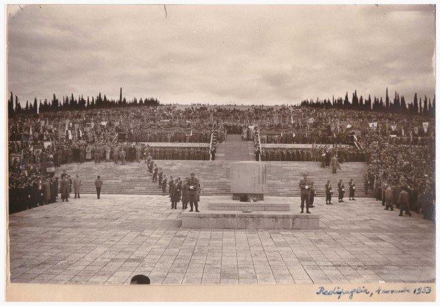 IveserVenezia's tweet photo. #Redipuglia 1953 [#archivioIveser] @MGGRedipuglia @grandeguerra14 @GGpiu100 @RileggiamolaGG @Centenario14_18 https://t.co/L9sjO2xrLc