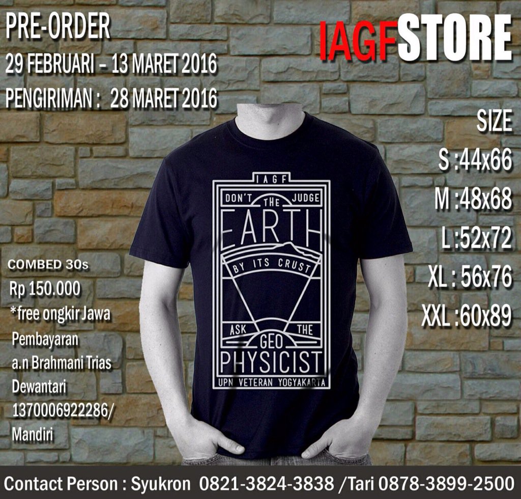 IAGFUPN's tweet photo. Ayo temen2 ini haru terakhir utk pemesanan kaos @IAGFUPN ayo mari yg mau berkontribusi lgs kontak ke cp https://t.co/J2H8nQaNbE