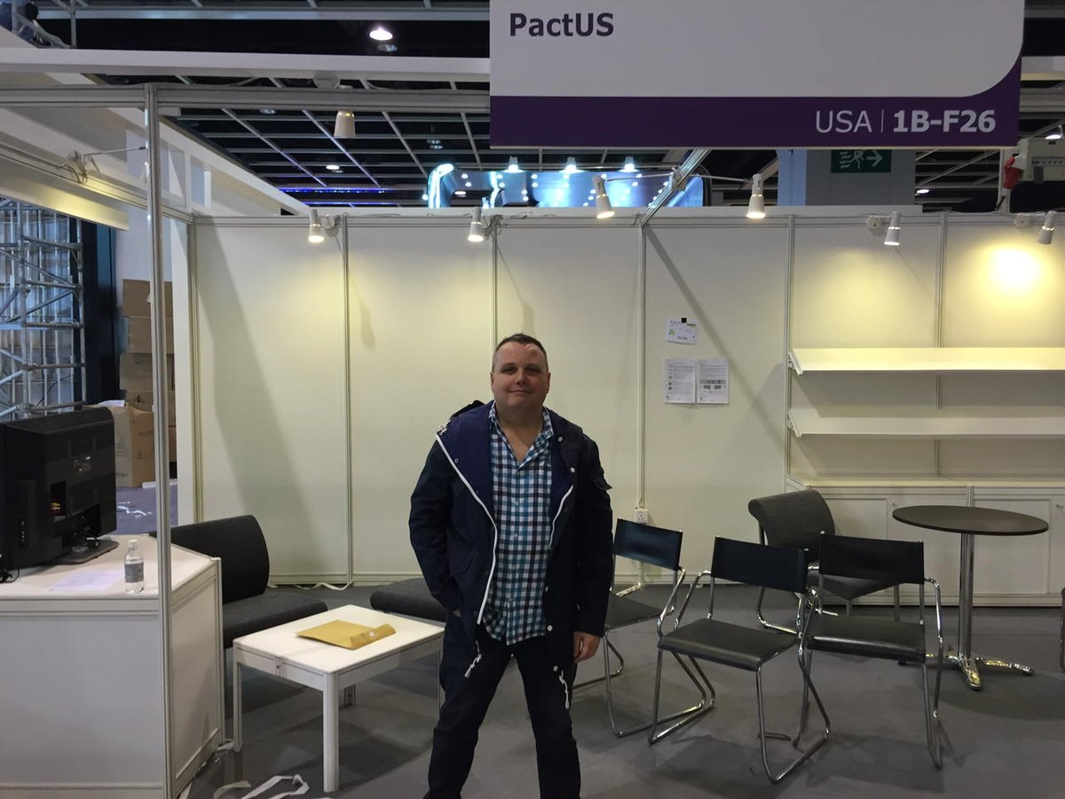 gould1's tweet photo. #pactus getting ready for a great Hong Kong Filmart!  Big thanks to #Empire State Development!
@Pact_US https://t.co/V5RkeGRSCd