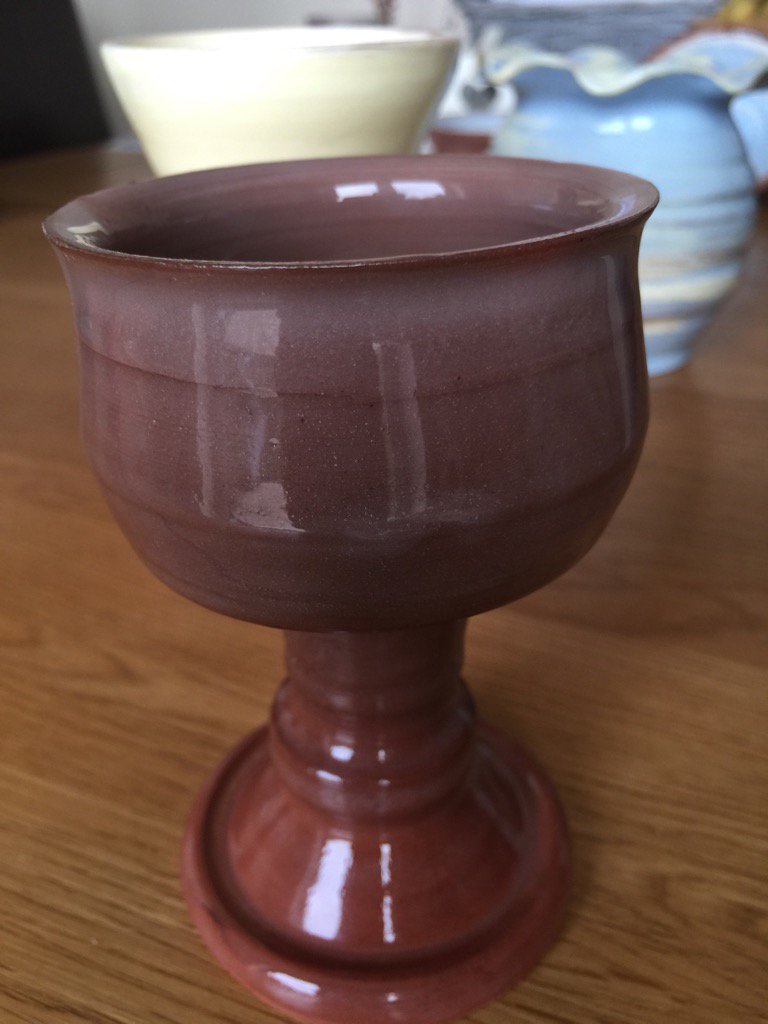 pickled_potter's tweet photo. Lovely goblet! #medieval #pottery #onlineshop https://t.co/xiE10hixmI