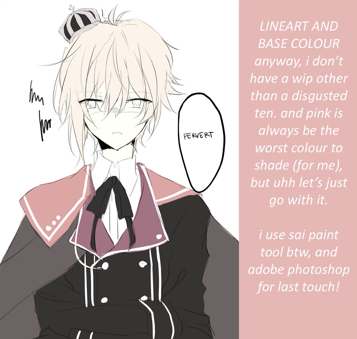 @AkihoIRL @rkkshf how i do coloring! i'm sorry it's a mess;; i hope twitter won't mess the quality-- 