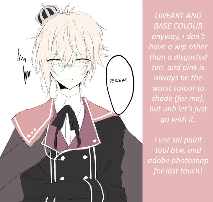@AkihoIRL @rkkshf how i do coloring! i'm sorry it's a mess;; i hope twitter won't mess the quality-- 
