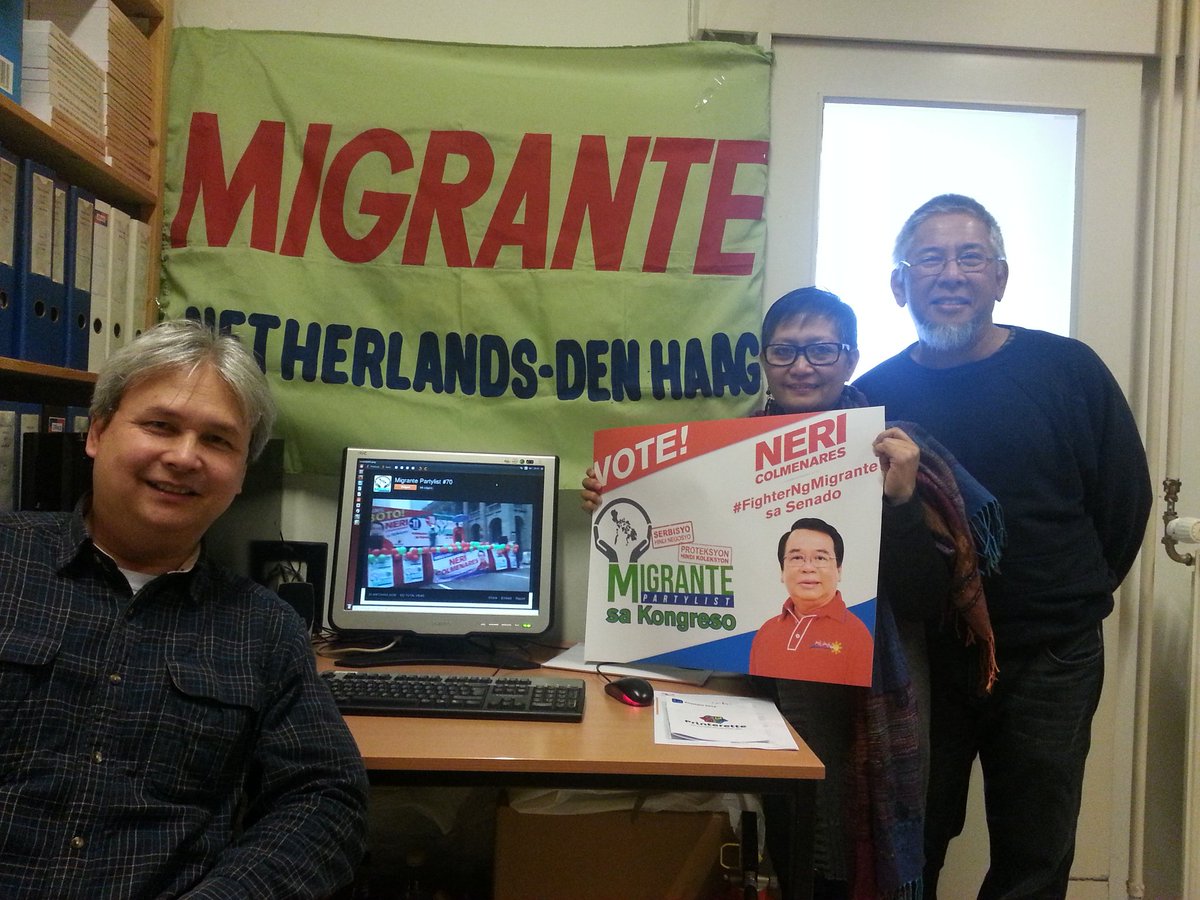 gon_aldo's tweet photo. #70 Migrante Partylist sa kongreso #11 Neri sa senad #MigrantVotesMatterPH @MigranteHK @ColmenaresPH @migrante_intl https://t.co/JctQkvHLlW