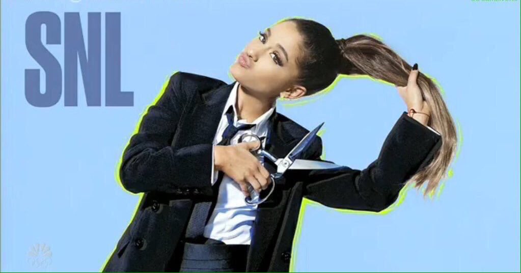 AMOREMIO555's tweet photo. this is flawless omg queen!!🔥💜 @ArianaGrande #ArianaOnSNL #SNL https://t.co/zvv7BUfU1X