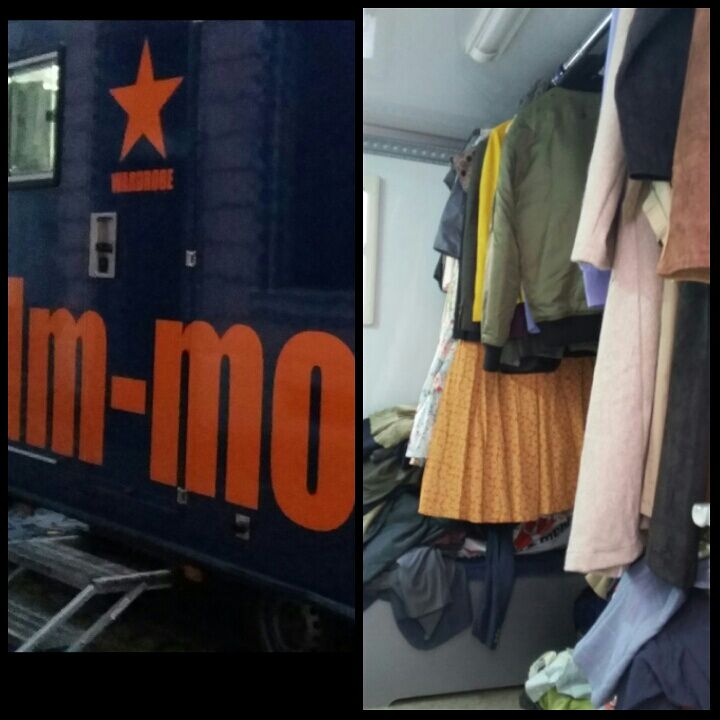 My mobile wardrobe...ini yang disebut shooting layak