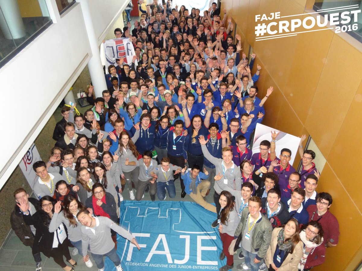 Fin du #CRPOUEST pour la région de l'ambiance !
Merci à tous d'être passés ;) <a href="/cnje/">Junior-Entreprises</a> <a href="/ESSCA_Junior/">ESSCA Junior Conseil</a> <a href="/OSER_JE/">OSER Jr. Entreprise</a> <a href="/SEIO_JE/">SEIO - ESEO Junior-Entreprise 🦊</a>