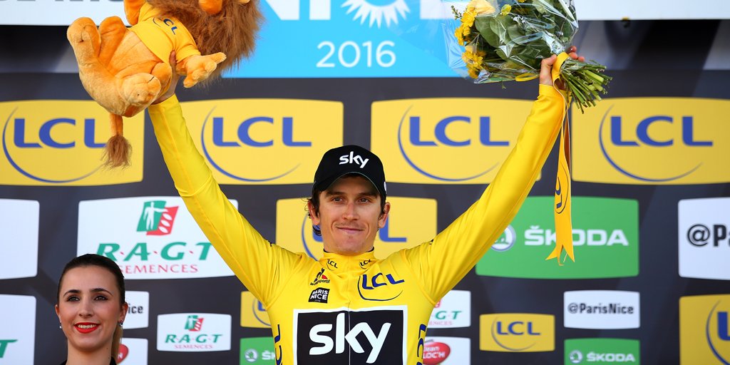NetcompanyINEOS's tweet photo. Read reaction from the man of the moment @GeraintThomas86 in our #ParisNice race report: 📰 > https://t.co/222uAQXHh7 https://t.co/hnXxdPzMsk