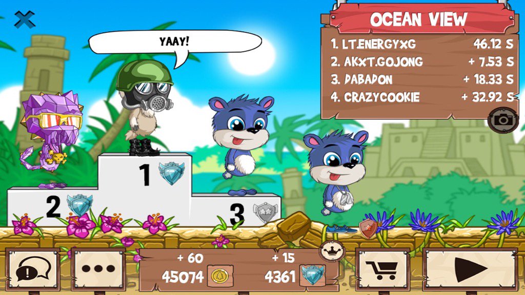 Enrggy's tweet photo. Get on my level, son! #funrun2 #Gojong #dabadon #Crazycookie @TheFunRun https://t.co/tdBnXfBUoC