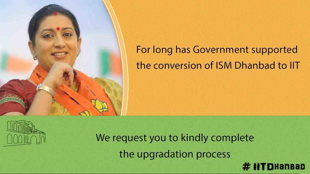 shubh_kishore's tweet photo. We await for the upgradation to complete!!
#tableIITamendact #IITDhanbad @PMOIndia  @smritiirani  @HRDMinistry https://t.co/DPBLdgVEoR