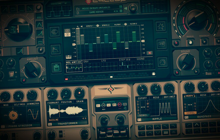 JohnstevenMusic's tweet image. Studio Time !
Monster monophonic bass synth for my upcoming tracks.
#Cyclop #SugarBytes #Techno #BassLine